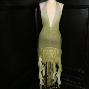 Ema Savahl olive green dress